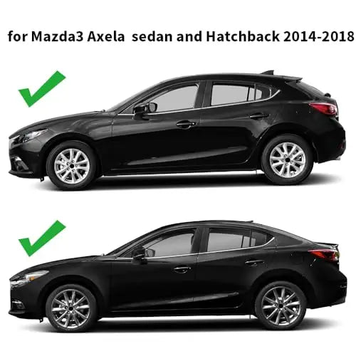 For Mazda 3 Axela 2014-2018 Rear Louver Window Side Shutter