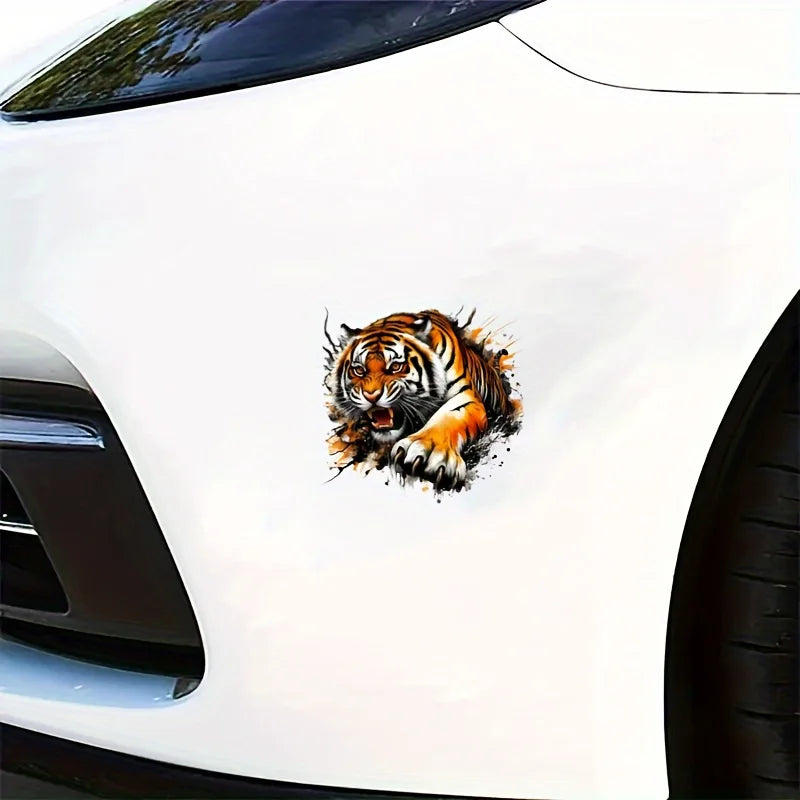 For Motorcycles Fierce Tiger Vinyl Decal Waterproof Sticker Cars