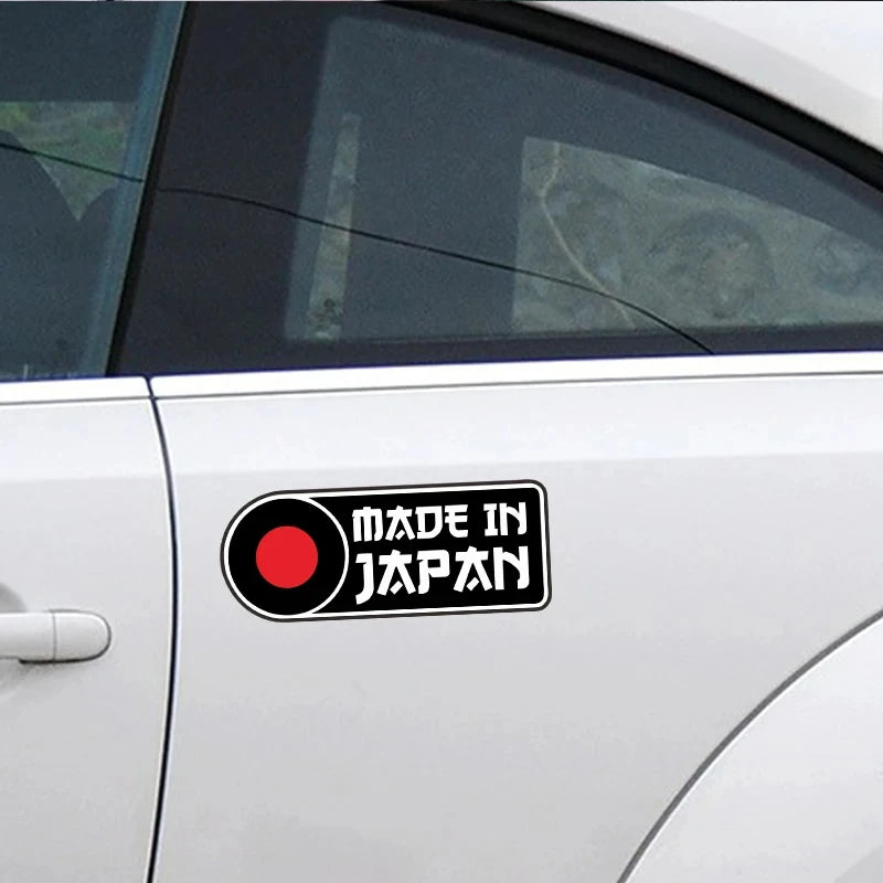 For Honda Made In Japan Flag Bumper Sticker Vinyl Decal Japanese