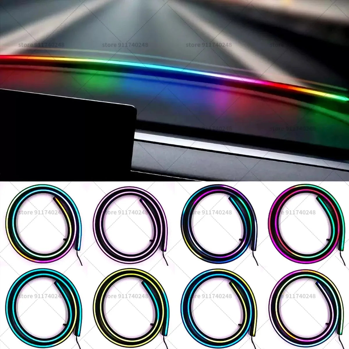 For Audi Tt Front Window Ambient Dynamic RGB Color Changing