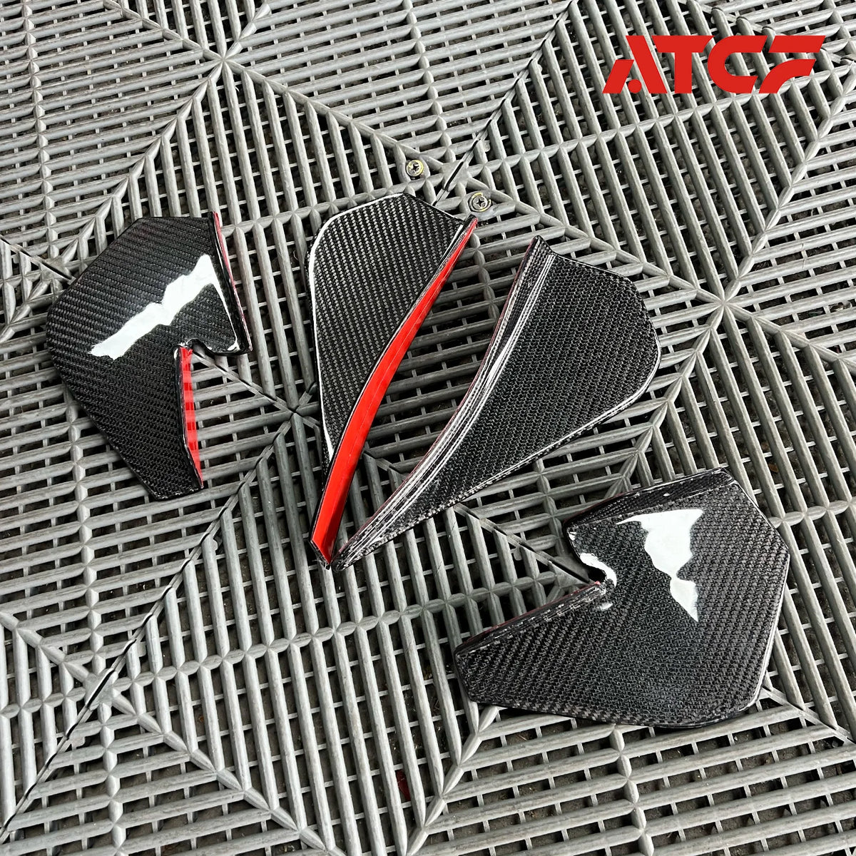 For BMW F80 F82 F83 Carbon Fiber GT4 Canards