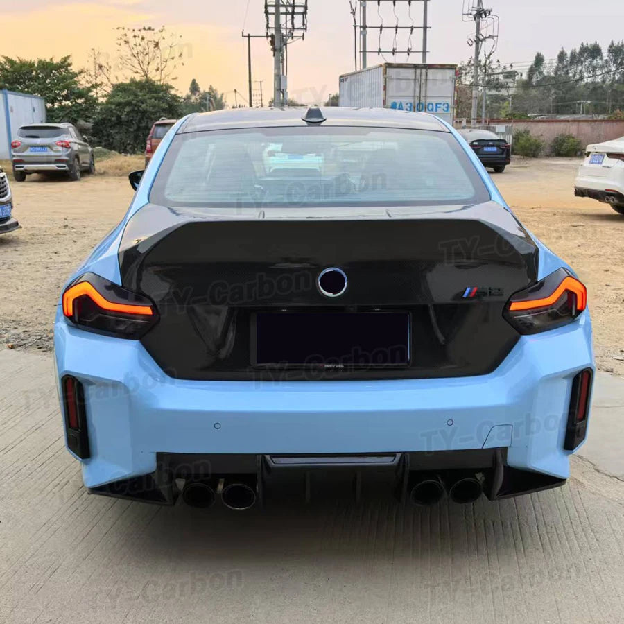 For BMW G87 M2 Coupe G42 Dry Carbon Fiber Rear Trunk 2-door 2023