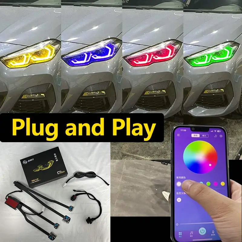 For BMW F40 F44 118I 218I Csl Yellow Drl M235IX Lemon Blue Red