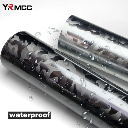 100cmx300cm Sticker Vinyl Carbon Fiber Film Ghost Gray Silver