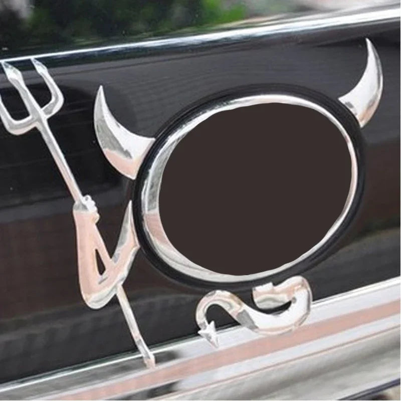 Pvc 3D Devil Demon Sticker Cool Logo Decals