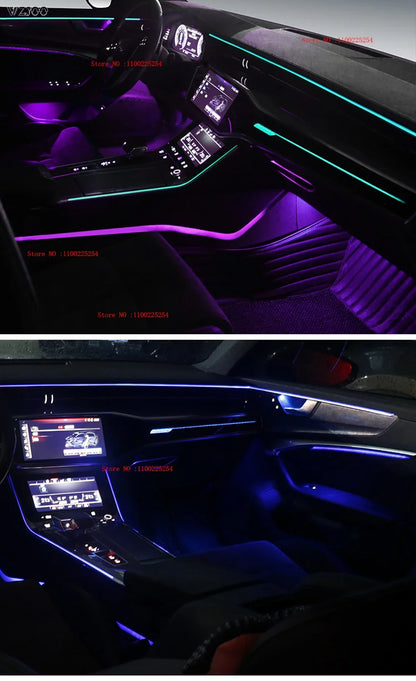 For Audi A6 A6L C8 2019-2025 Interior Ambient Full Modification