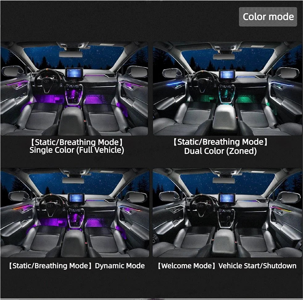 For Toyota RAV4 RAV4 Interior Lighting Colors Dynamic Active
