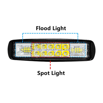 1PC 12V 60V Motorcycle Additional Low Beam Ebike Headlight