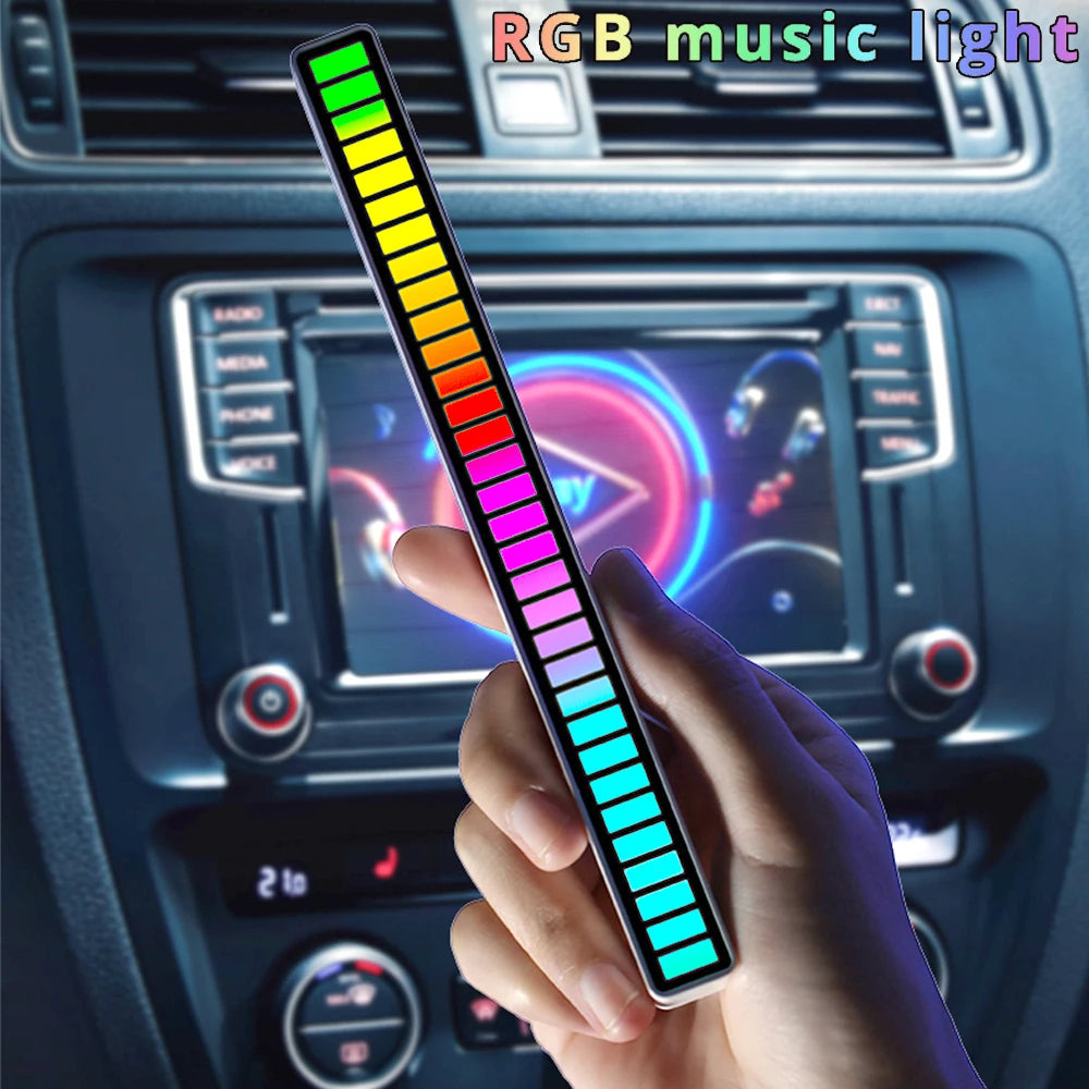 For Automobiles Family Party Sound Control Bar RGB Ambient