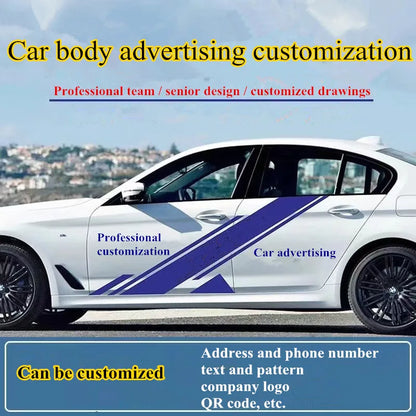 Professional Custom Body Rear Window Glass Advertising Stickers