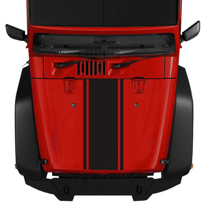 Hood Stripe Sticker Racing Stripes Body Side Vinyl Modified