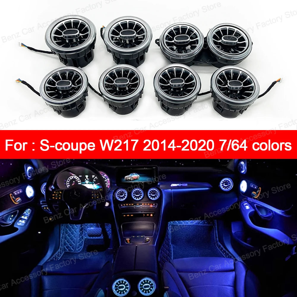 For Mercedes Benz S-coupe W217 C217 Colour Air Outlet Turbine