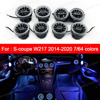 For Mercedes Benz S-coupe W217 C217 Colour Air Outlet Turbine