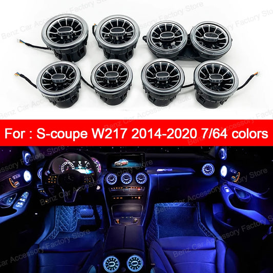 For Mercedes Benz S-coupe W217 C217 Colour Air Outlet Turbine