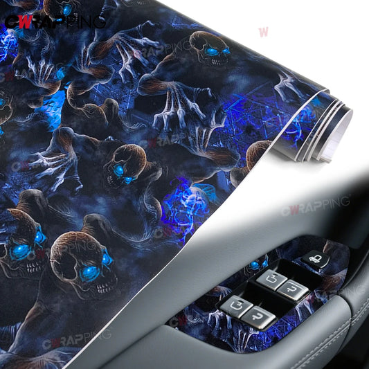 Graffiti Vinyl Adhesive Skull Sticker Decal Camouflage Stickers