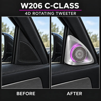 For Mercedes-Benz C-Class W206 2022-2025 4D Rotating Tweeter