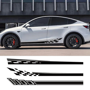 For Tesla Model Y Body Side Vinyl Side Decals Sticker Stripes