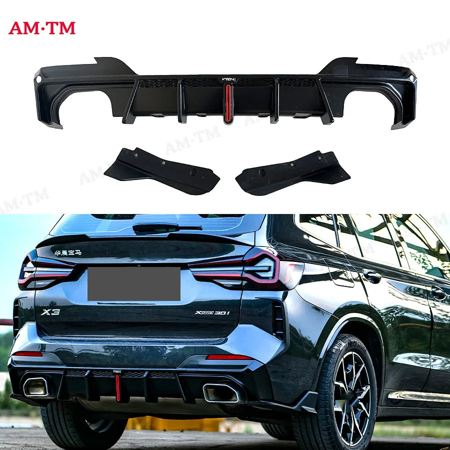 For BMW X3 G01 G08 Lci Rear Bumper Diffuser Lip M Sport 2022