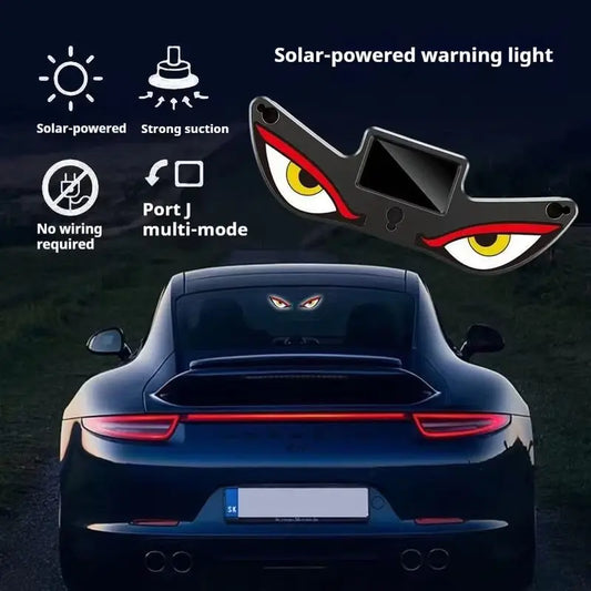 Generic Cool Solar Warning Devil Eye Smart Induction Vibration