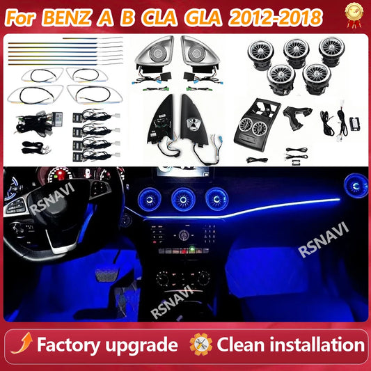 For Mercedes Benz A Cla Gla 12 256 Colors Ambient W176 W156