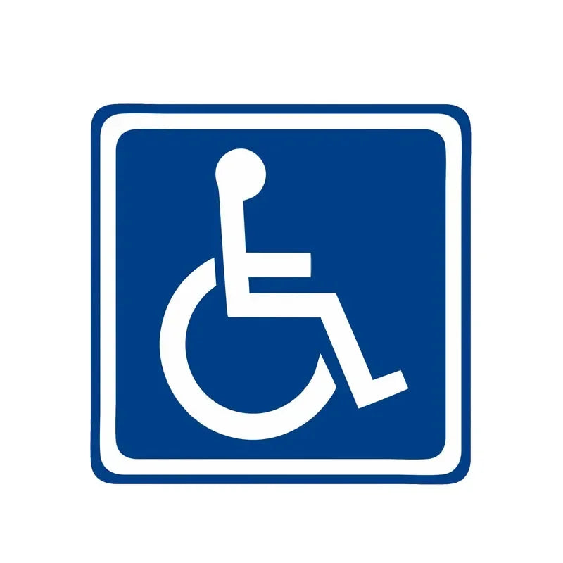 Sticker Fashion Disabled Sign Disability Mobility Parking