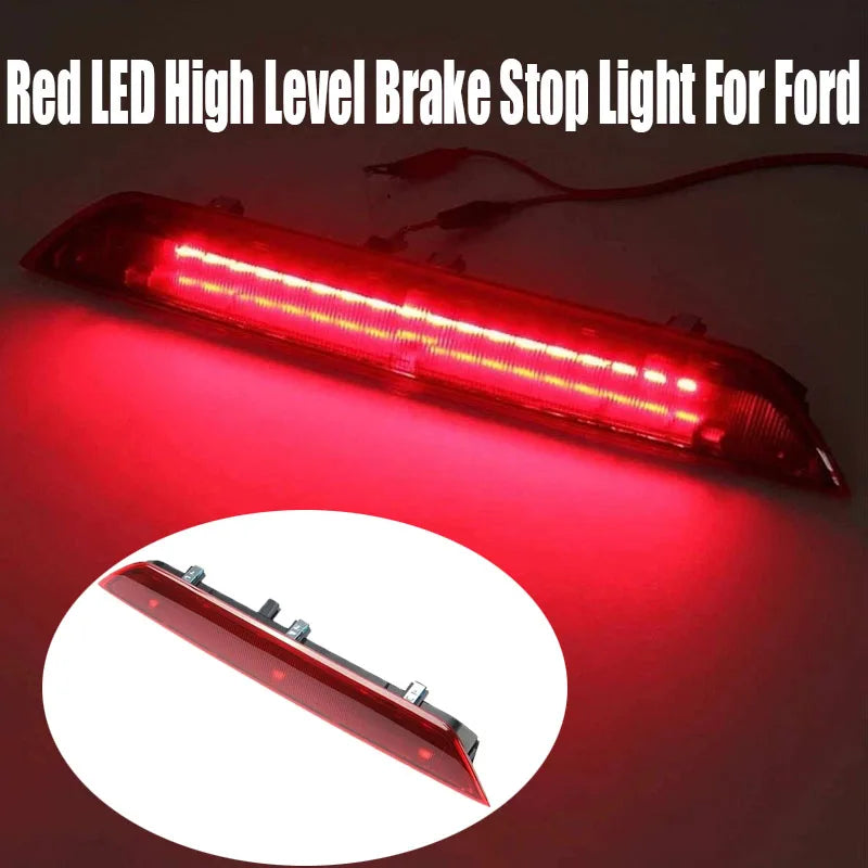 For Ford Transit MK8 Tourneo Custom 1PC Red Level 3RD Brake Stop