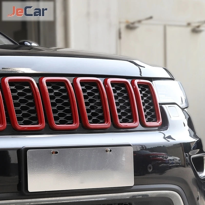 For Jeep Grand Cherokee 2017-2020 ABS Front Grille Cover Trim