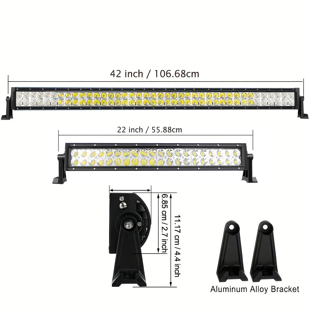 For Off-Road 42-inch Straight off-road Bar Aluminum Bracket 12V