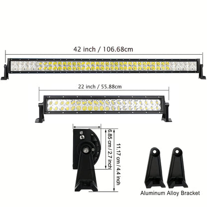 For Off-Road 42-inch Straight off-road Bar Aluminum Bracket 12V