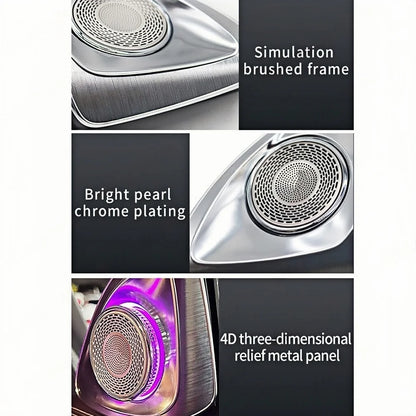 For Mercedes Benz W222 S-class Loudspeaker 4D Rotation Glow