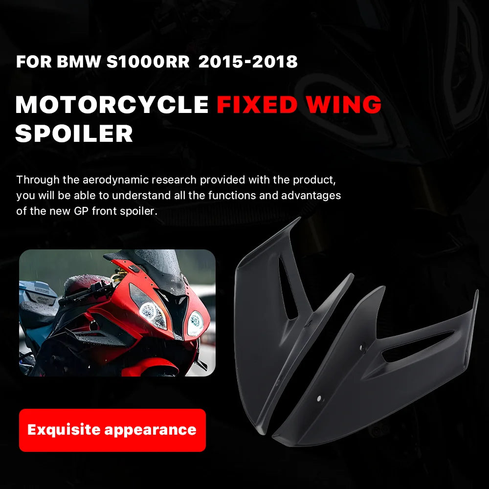 For BMW S1000RR S 1000RR 2015-2018 Motorcycle Fixed Wing Spoiler