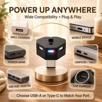 MINI type-c USB Atmosphere Ambient Night Neon Interior Emergency