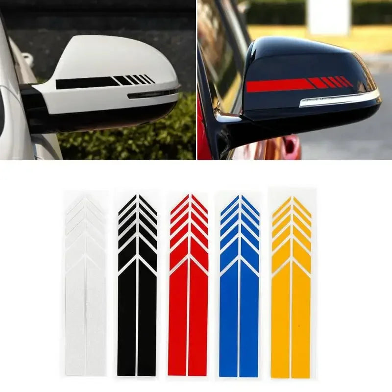 1PC Sticker Non Fading Fashion Color Stripe Racing Strips