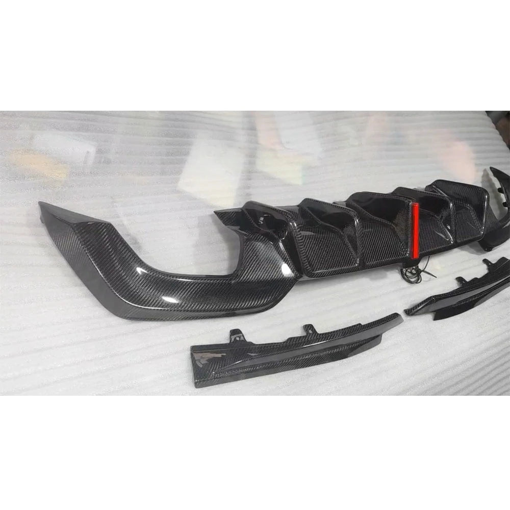 For BMW G20 G28 M Sport Carbon Fiber Rear Bumper Diffuser