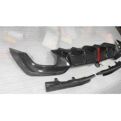 For BMW G20 G28 M Sport Carbon Fiber Rear Bumper Diffuser