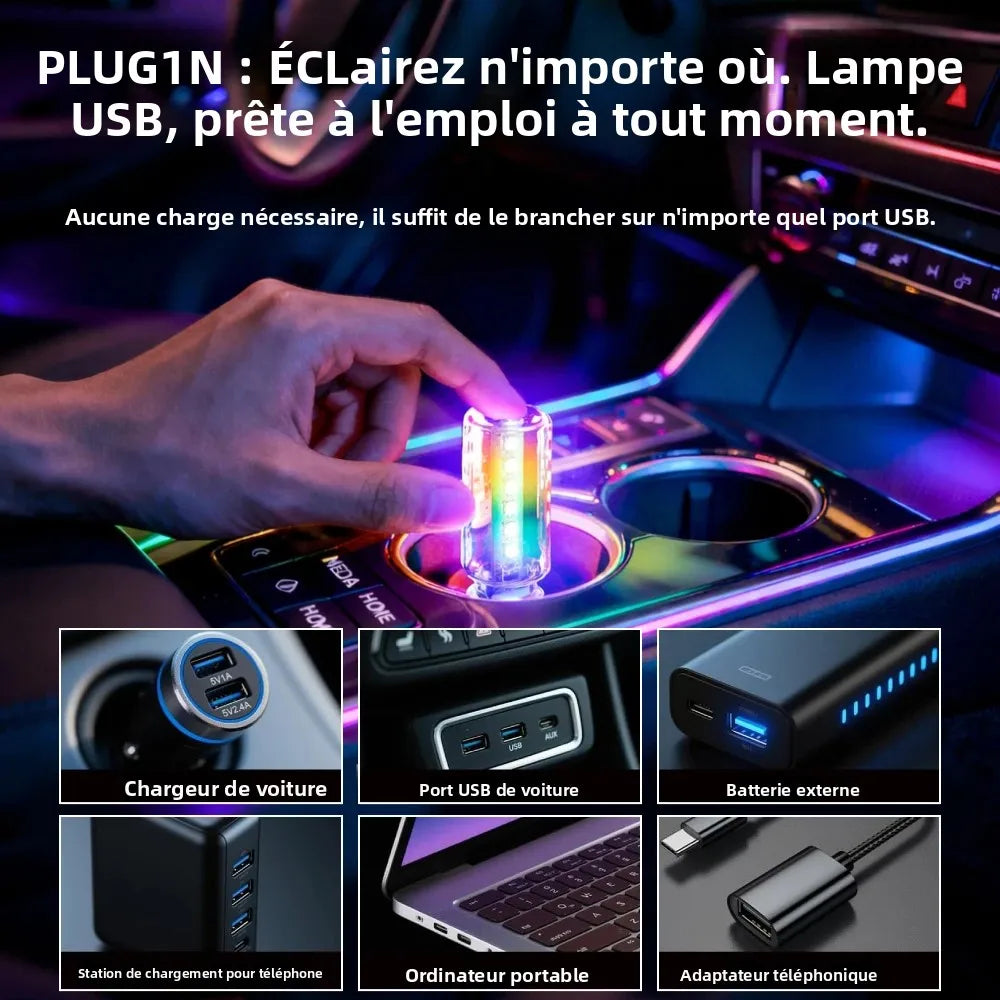 RGB Ambient Plug Play USB Interior Decor Gift Idea
