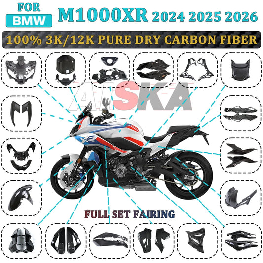 For BMW S1000XR M1000XR 2024 2025 100 Carbon Fiber Motorcycle