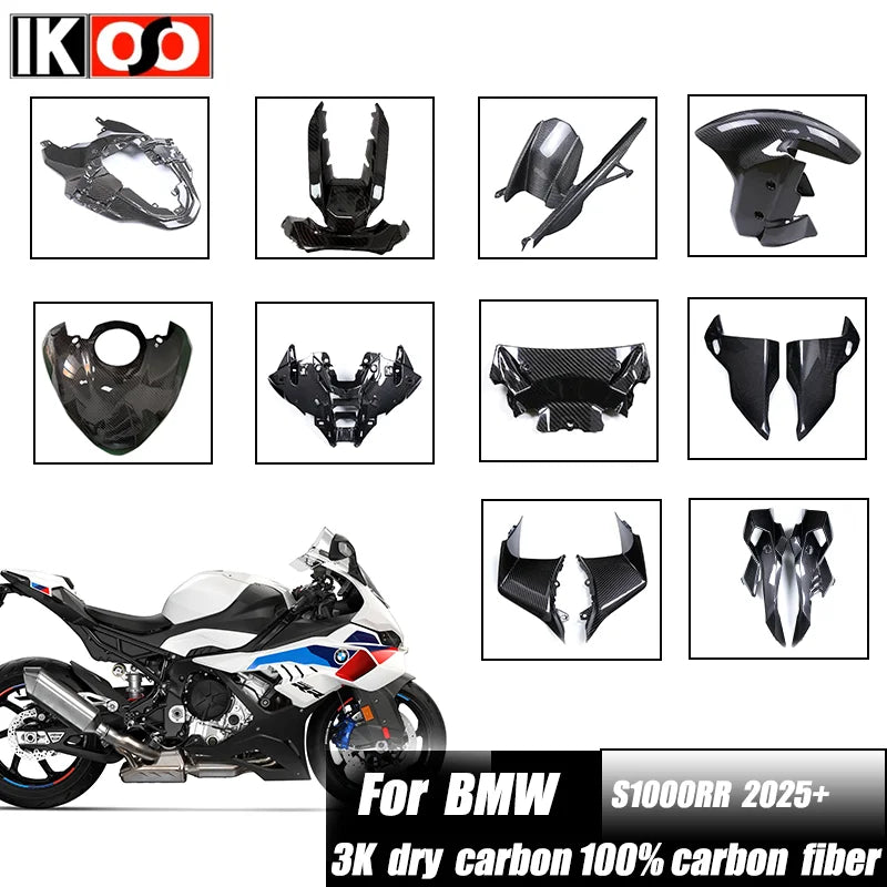 For BMW S1000RR 2025 2026 Motorcycle 3K Carbon Fiber Fender
