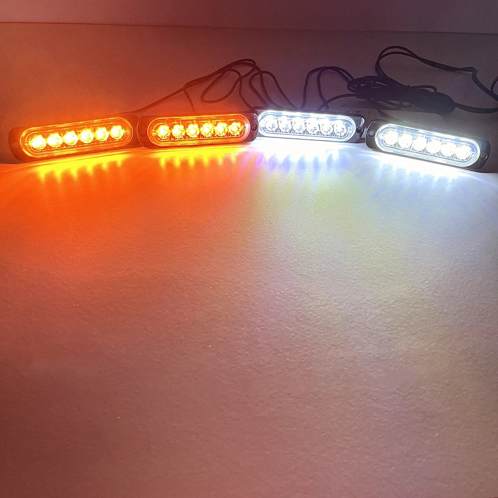Front Grille Lighting 12V 24V Amber Emergency Strobe Warning
