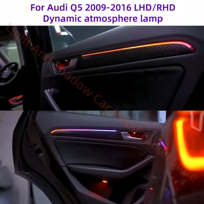 For Audi Q5 2009-2016 Rhd Interior Dynamic Atmosphere Lighting