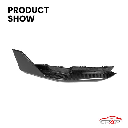 For BMW M3 Series G80 G81 Real Dry Carbon Fiber Rear Splitter