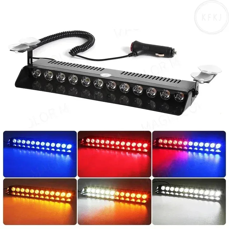 1PC Warning Signal Beacon 12LED Strobe Flashing Waterproof