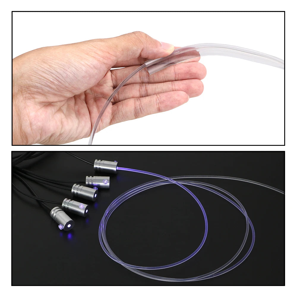 Fiber Optic Atmosphere Lamps Meter car-styling Interior Remote