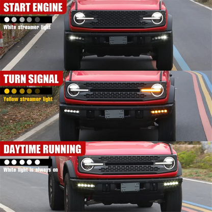 For Ford Bronco 2021-2023 2 4-Door reliable-led Fog Assembly