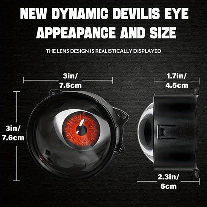 For Any 1PCS 2PCS Dynamic Big Eye Eyeball Fog Modes Color