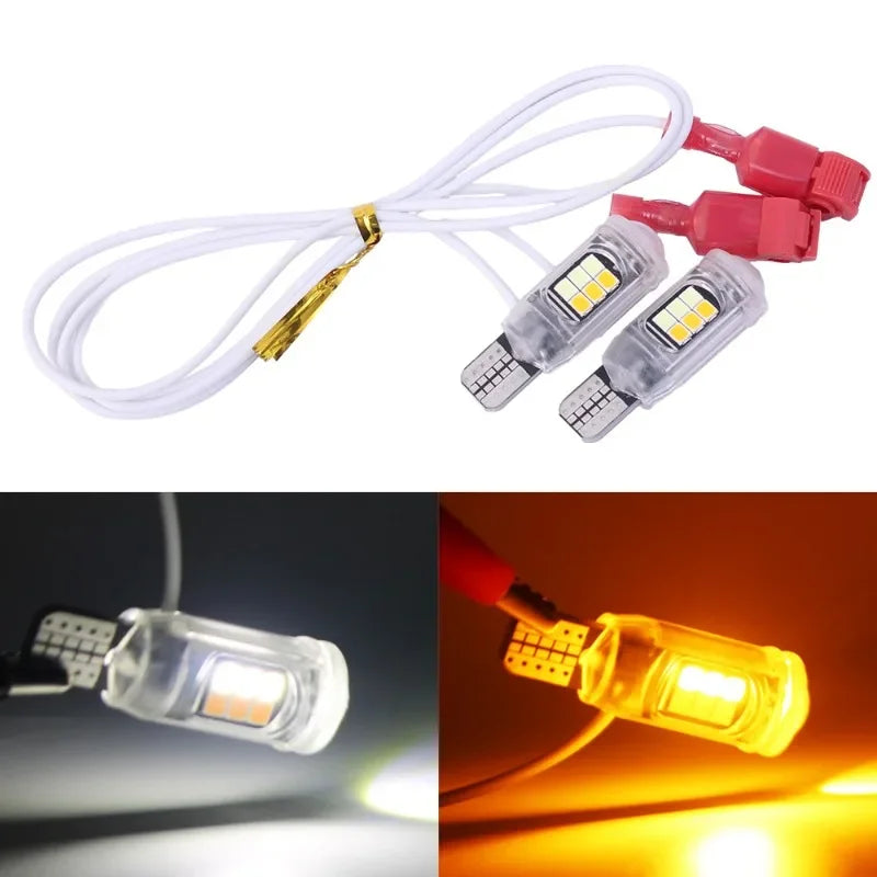 T15 Motorcycle high-brightness Width T10 two-color Turn Signal