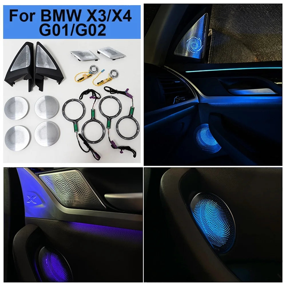 For BMW Colours Speaker Cover Grille Mbient X3 X4 IX3 G01