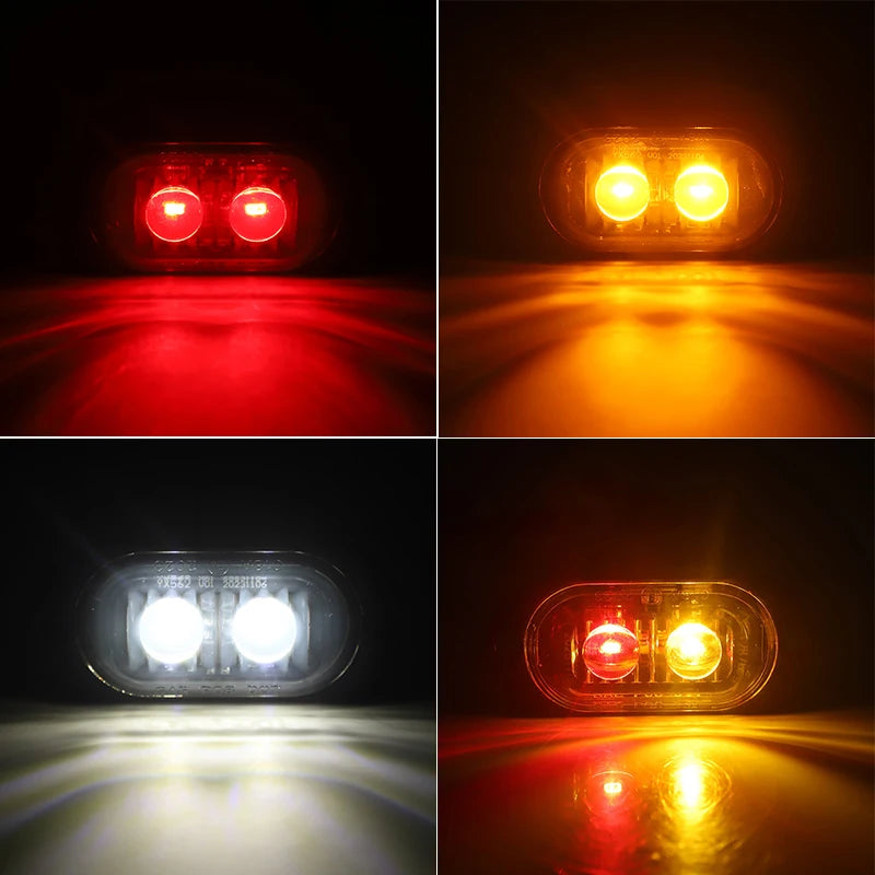 For Scania 10PCS Grille Side Marker Turn Signal Warning Position