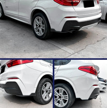 For BMW X4 F26 M Sport Rear Bumper Side Skirt Body Kits 2014