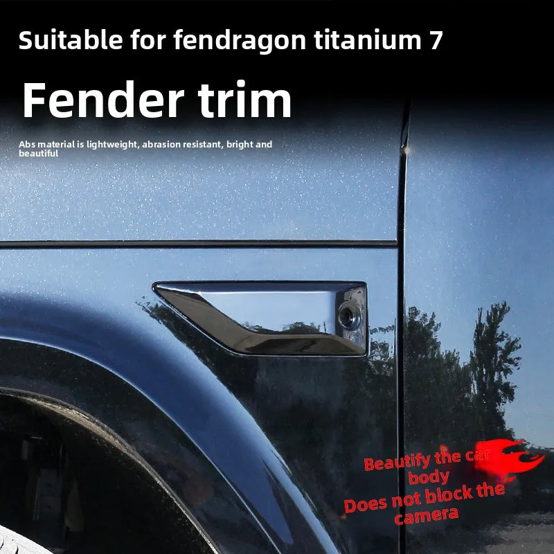 For BYD TI7 Fangchengbao TI7 Fender Sticker anti-scratch Strip